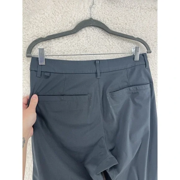 Lululemon Men's Blue Gray Commission Pant Slim Warpstreme Size 30 Inseam - Picture 8 of 12